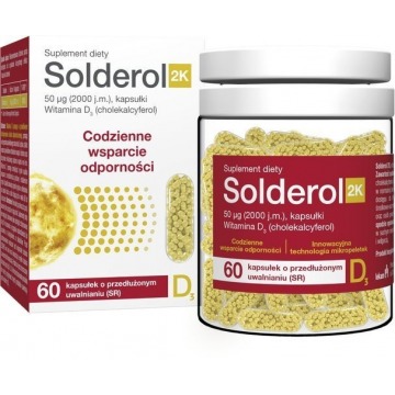 Solderol 2k witamina d3 2000j.m x 60 kapsułek o przedłużonym uwalnianiu