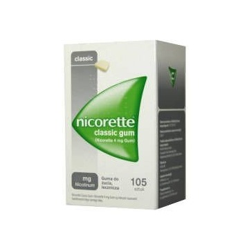 Nicorette classic 2mg x 105 gum ir (import równoległy)