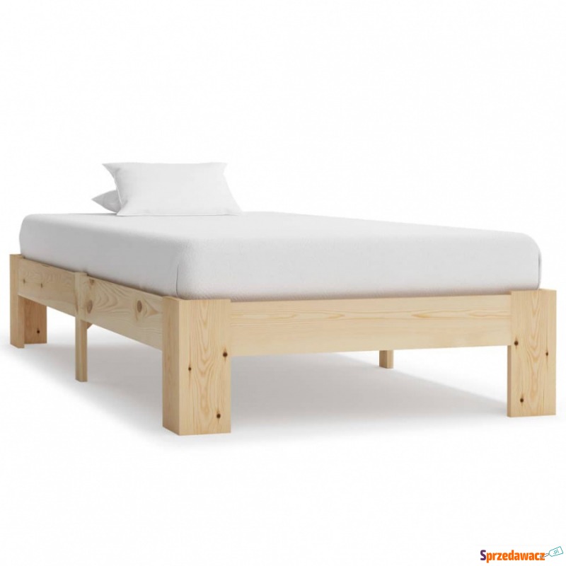 Rama łóżka, lite drewno sosnowe, 90 x 200 cm - Łóżka - Sopot