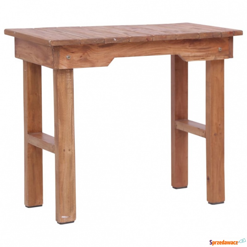 Stolik 70 x 35 x 60 cm lite drewno mahoniowe - Stoły, stoliki, ławy - Przasnysz