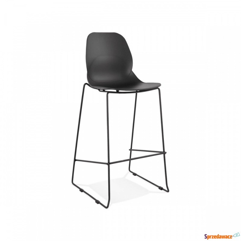 Krzesło barowe, Kokoon Design Ziggy czarne - Taborety, stołki, hokery - Borsk