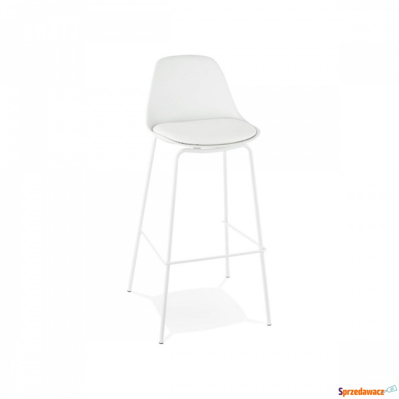 Krzesło barowe Kokoon Design Escal białe - Taborety, stołki, hokery - Otwock