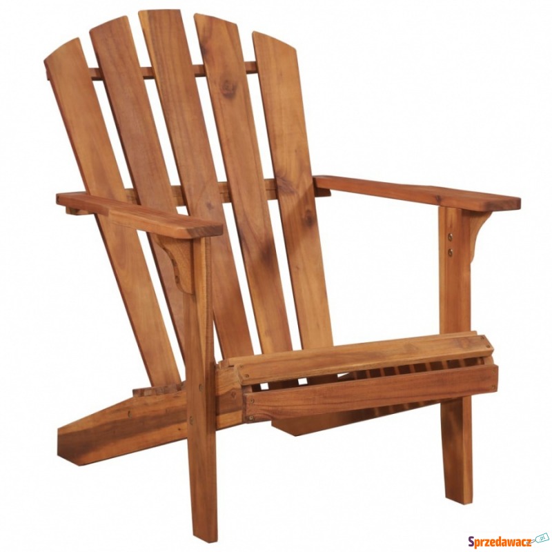 Krzesło ogrodowe Adirondack z litego drewna a... - Krzesła ogrodowe - Boguszów-Gorce