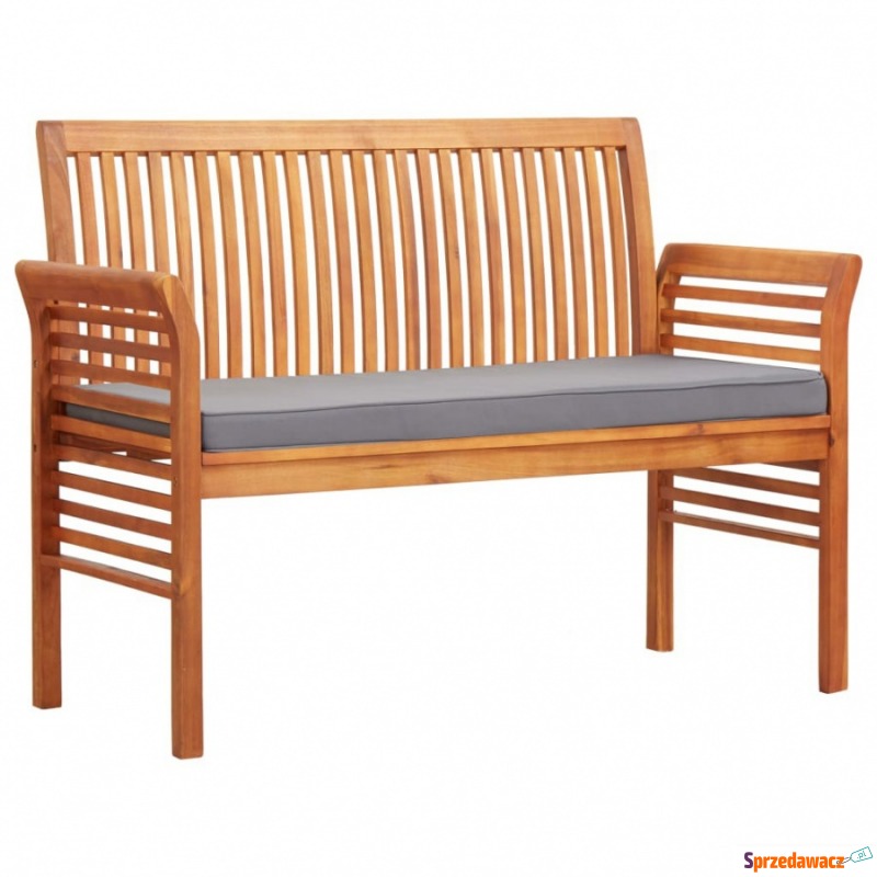 2-osobowa ławka ogrodowa z poduszką, 120 cm,... - Krzesła ogrodowe - Nowa Ruda