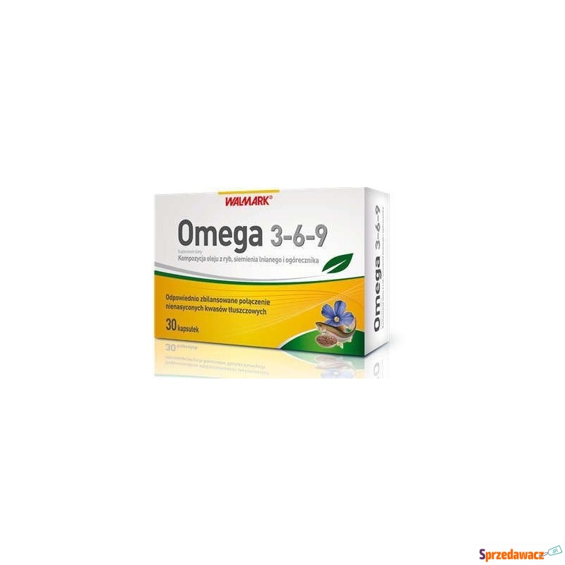 Omega 3-6-9 kapsułki 500mg x 30 sztuk - Witaminy i suplementy - Szczecinek