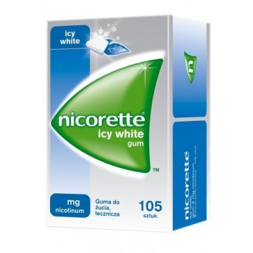 Nicorette icy white 2mg x 105 gum