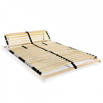 Stelaż do łóżka z 28 listwami, drewno FSC, 7 stref, 140x200 cm