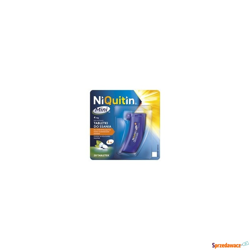 Niquitin mini 4mg x 20 tabletek do ssania - Pozostałe artykuły - Zaścianki