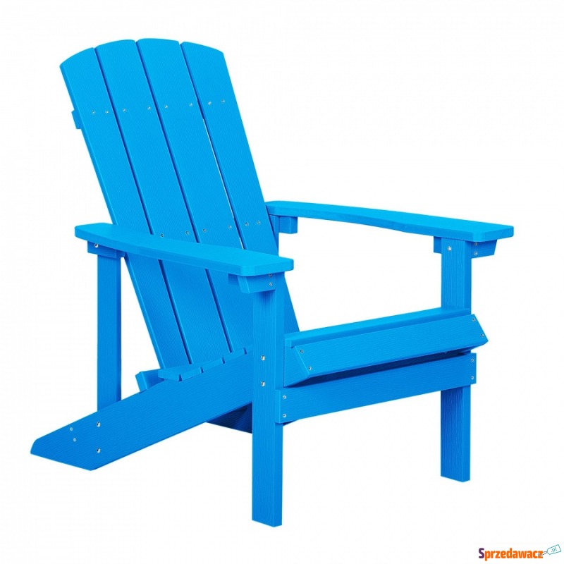 Krzesło ogrodowe niebieskie ADIRONDACK - Krzesła ogrodowe - Bezrzecze
