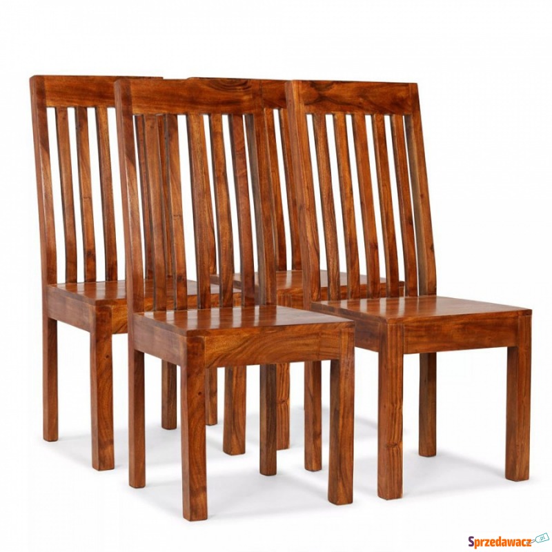 Krzesła do kuchni z litego drewna stylizowanego... - Krzesła kuchenne - Grójec