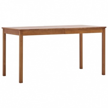 Stół do jadalni, miodowy brąz, 140 x 70 x 73 cm, drewno sosnowe