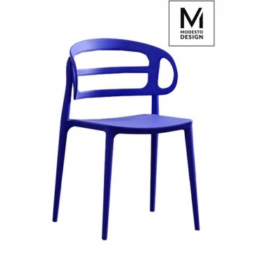MODESTO krzesło MARCUS ciemnoniebieskie - polipropylen