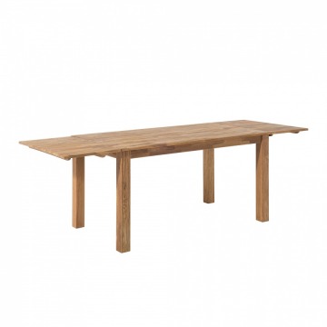 Stół do jadalni drewno jasnobrązowy 180 x 85 cm 2 przedłużki Patrizia
