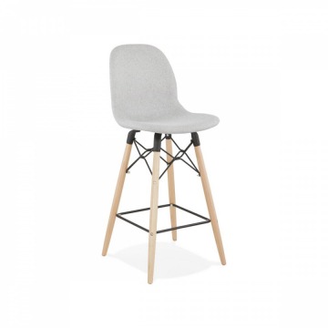 Krzesło barowe Kokoon Design Cana Mini jasnoszare