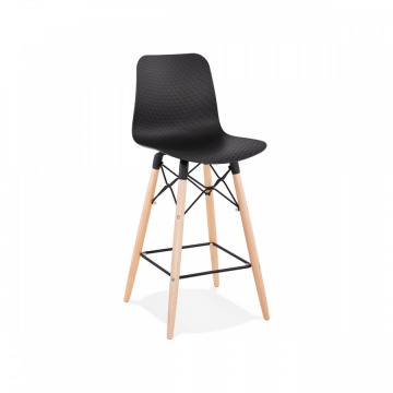 Krzesło barowe Kokoon Design Detroit Mini, czarne