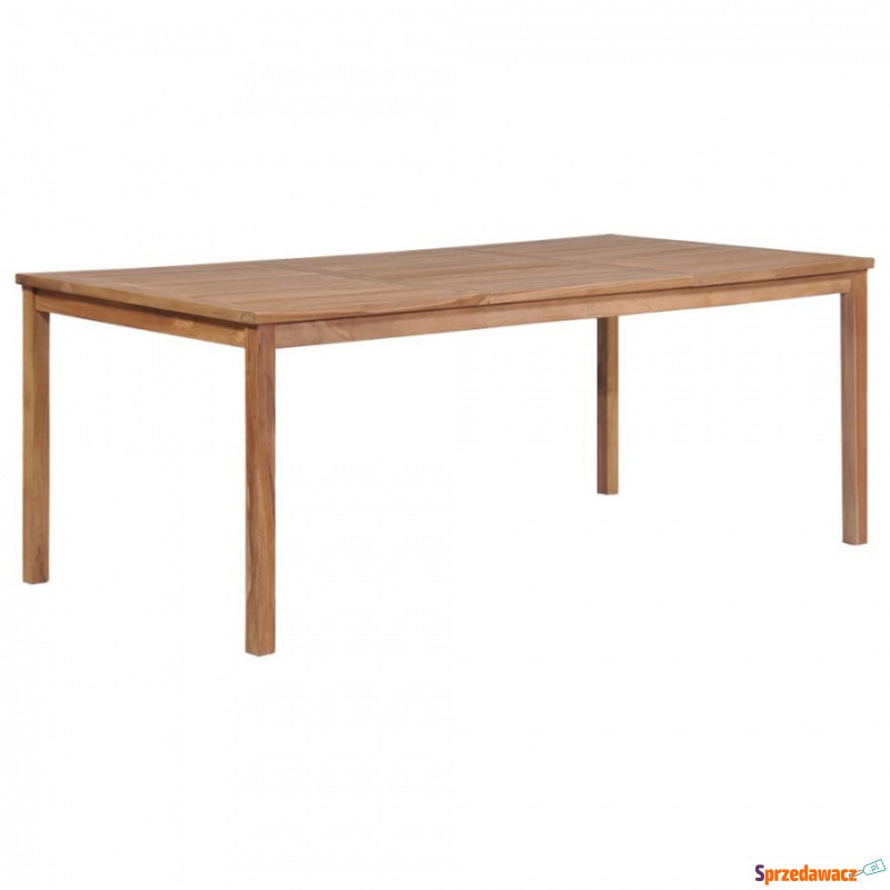 Stół do ogrodu, lite drewno tekowe, 200 x 100... - Stoły, ławy, stoliki - Malbork