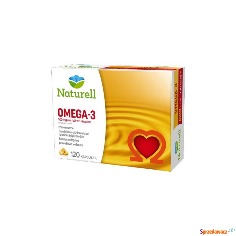 Omega-3 500mg x 120 kapsułek - Witaminy i suplementy - Wołomin