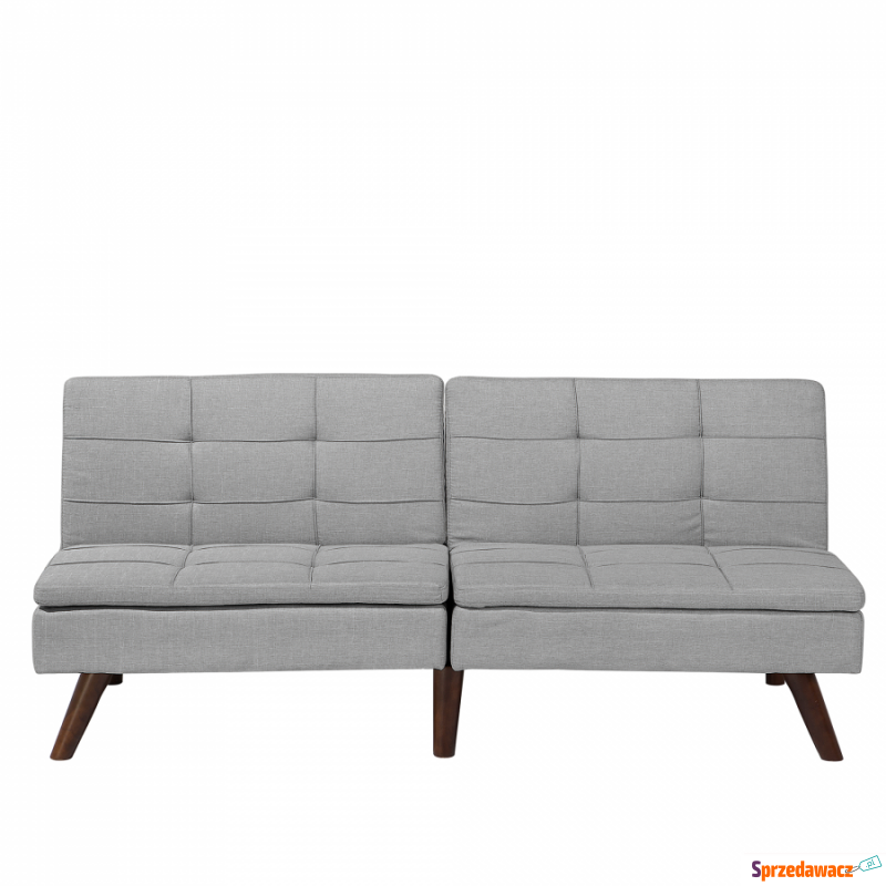Rozkładana sofa tapicerowana jasnoszara Vitale - Sofy, fotele, komplety... - Kołobrzeg