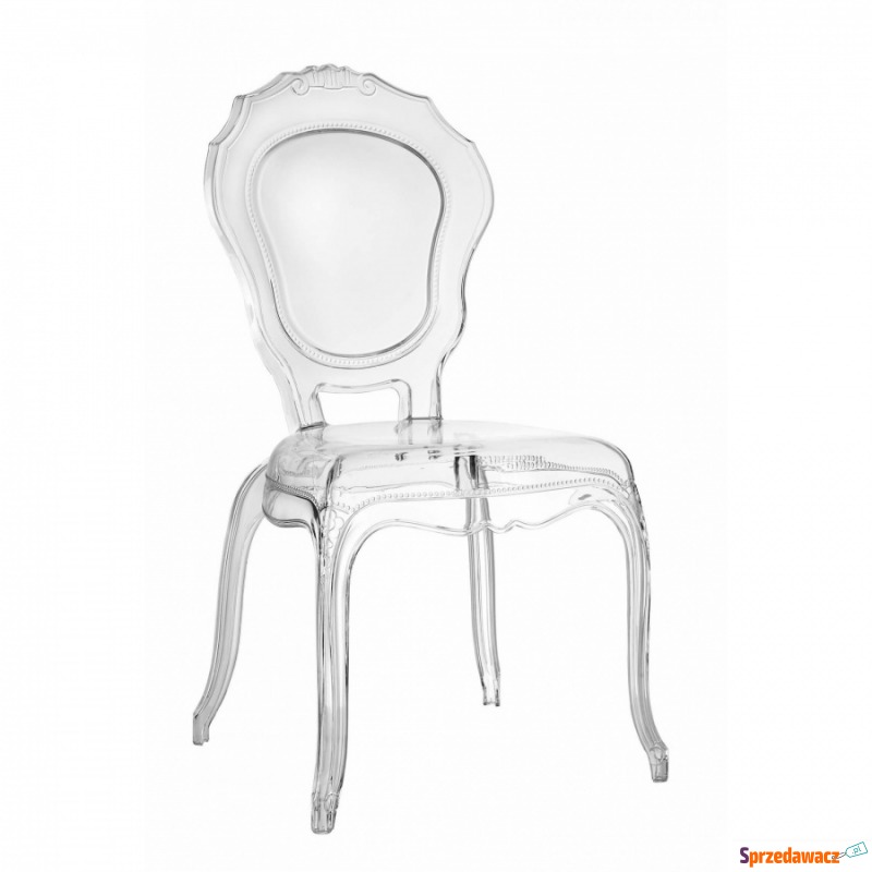 Krzesło transparentne Queen - Krzesła do salonu i jadalni - Grójec