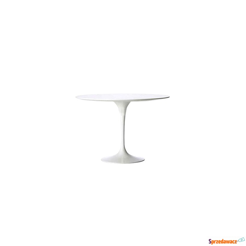 Stolik Fiber MDF o60 biały - Stoły, stoliki, ławy - Elbląg