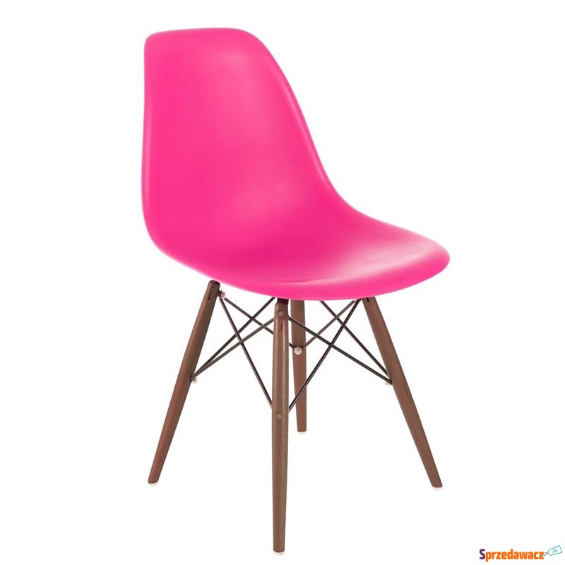 Krzesło P016W PP dark pink/dark - Krzesła do salonu i jadalni - Mysłowice