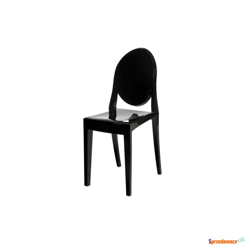 Krzesło Victoria King Home Czarne - Krzesła do salonu i jadalni - Łapy