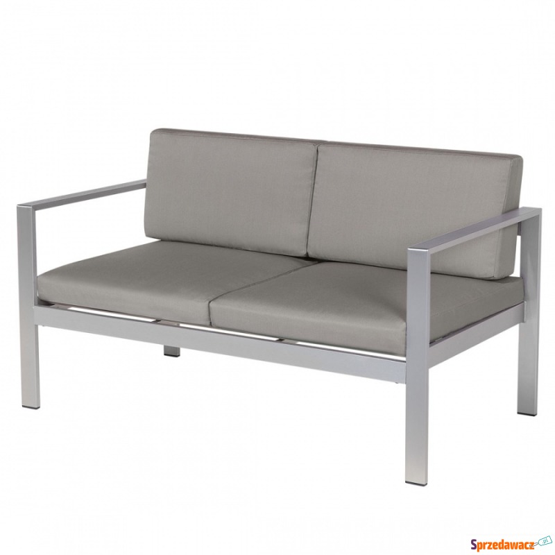 Sofa ogrodowa aluminium 2-osobowa ciemnoszare... - Fotele, sofy ogrodowe - Kwidzyn
