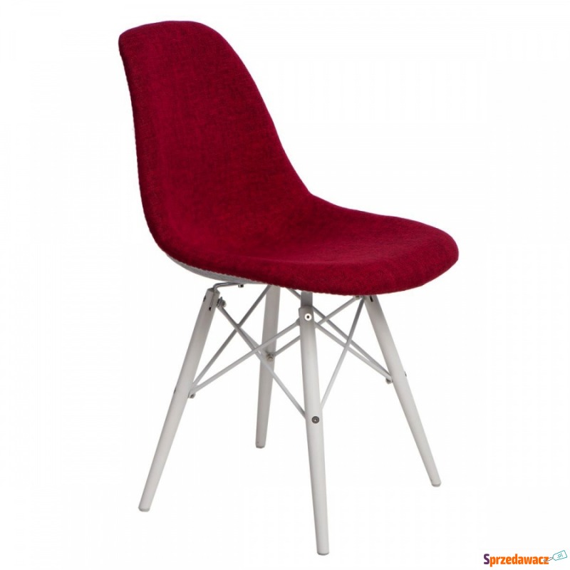 Krzesło P016W Duo D2 czerwono-szare/white - Krzesła do salonu i jadalni - Zamość