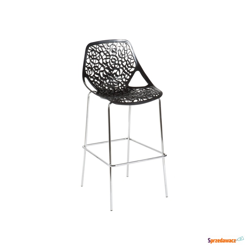 Krzesło barowe Cepelia czarny - Taborety, stołki, hokery - Koszalin