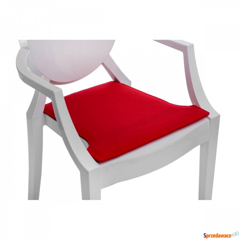 Poduszka na krzesło Royal czerwona - Poduszki - Słupsk