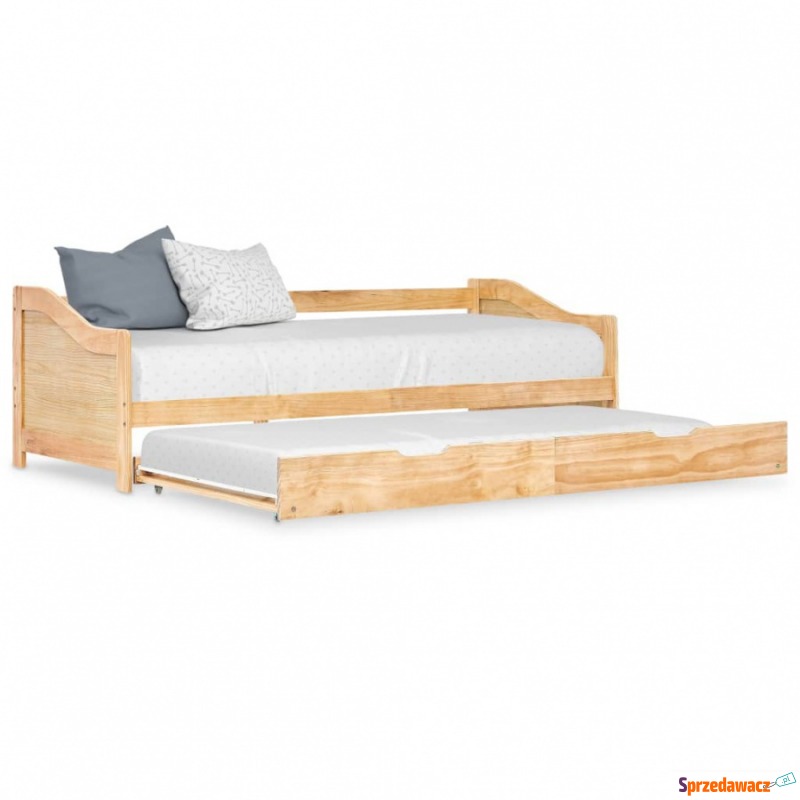 Rozkładana rama łóżka/sofy, drewno sosnowe, 9... - Stelaże do łóżek - Otwock