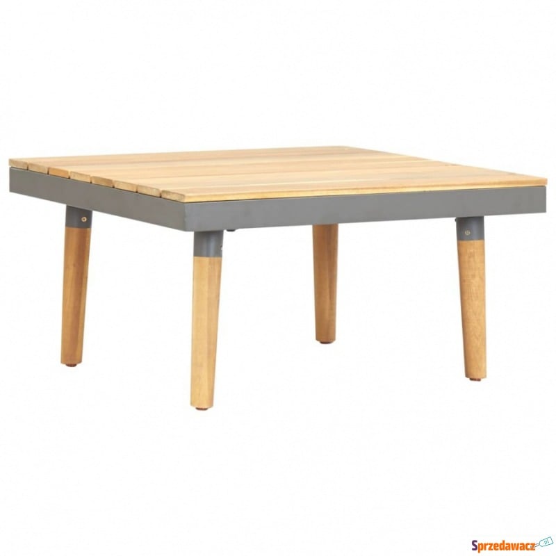 Ogrodowy stolik kawowy, 60x60x31,5 cm, lite drewno... - Stoły, stoliki, ławy - Załom