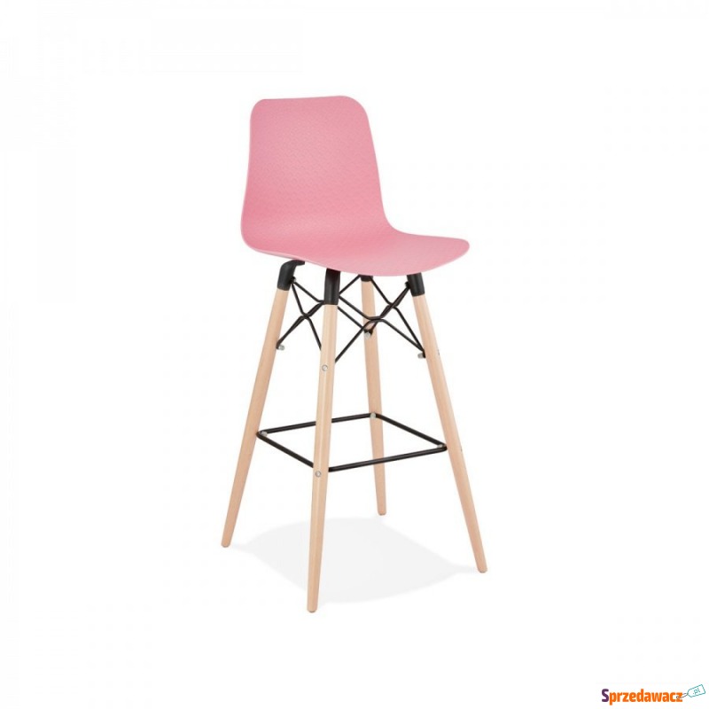 Krzesło barowe Kokoon Design Detroit różowe - Taborety, stołki, hokery - Legnica