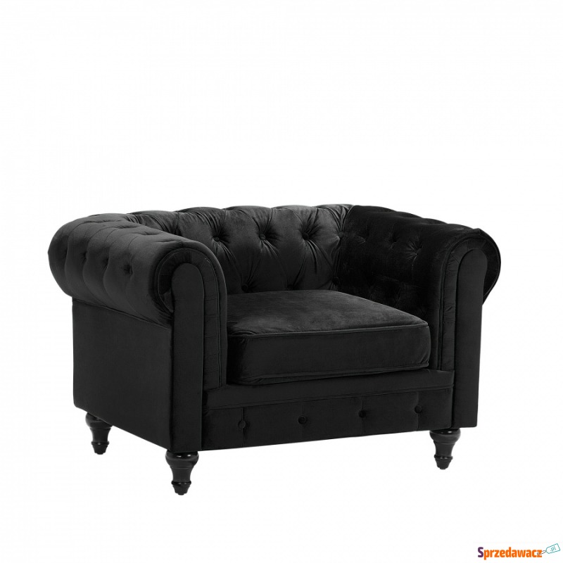 Fotel welwet czarny Vento - Krzesła biurowe - Wieluń