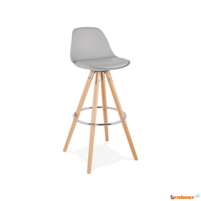 Krzesło barowe Kokoon Design Anau szare - Taborety, stołki, hokery - Miszkowice