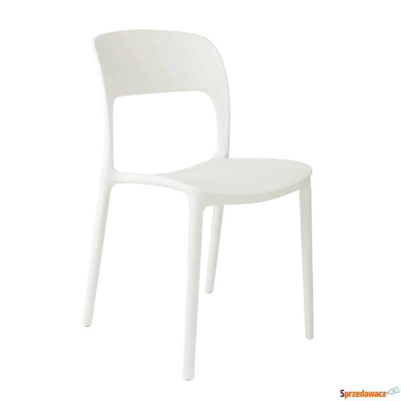 Krzesło Flexi białe - Krzesła do salonu i jadalni - Poznań