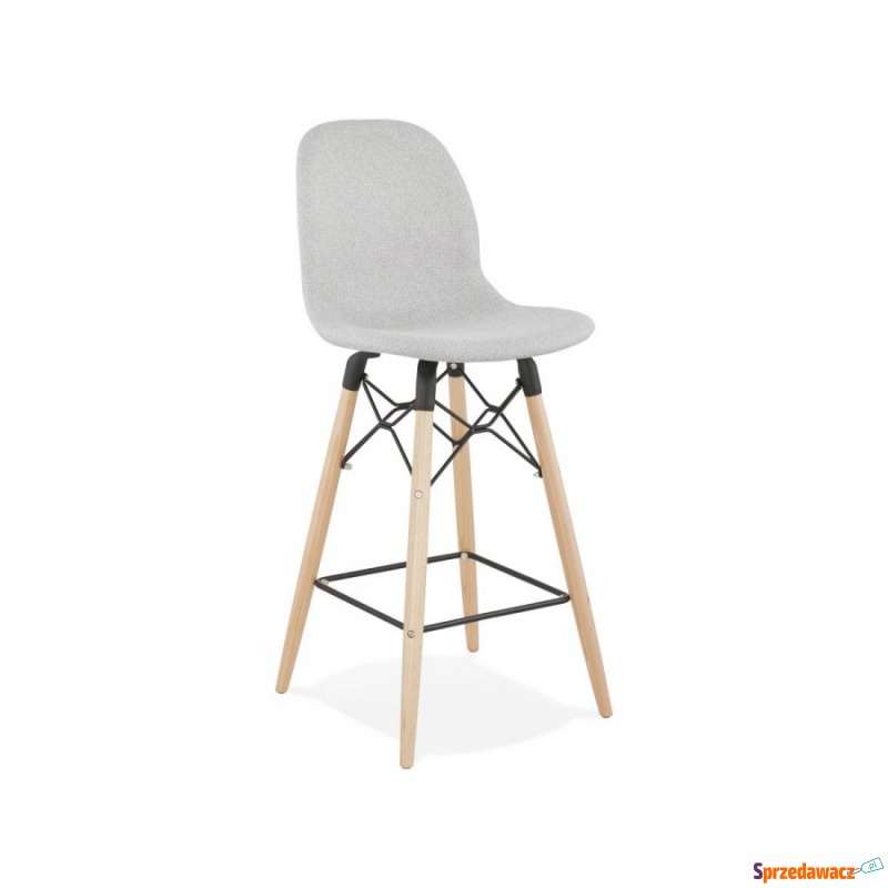 Krzesło barowe Kokoon Design Cana Mini jasnoszare - Taborety, stołki, hokery - Staszów