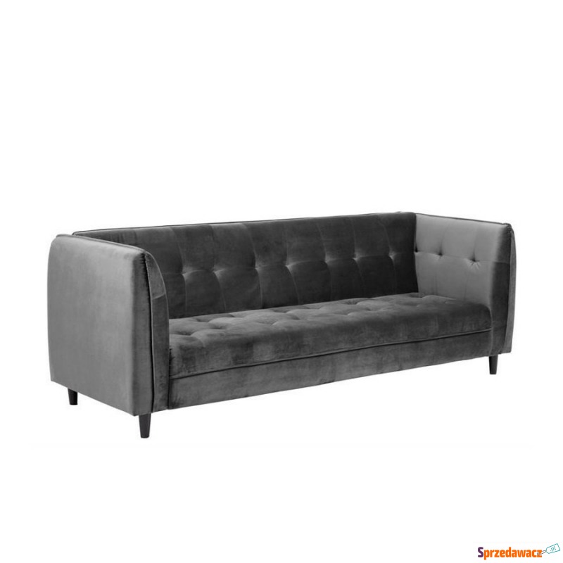 Sofa rozkładana Jonna Velvet Dark Grey - Sofy, fotele, komplety... - Tomaszów Mazowiecki