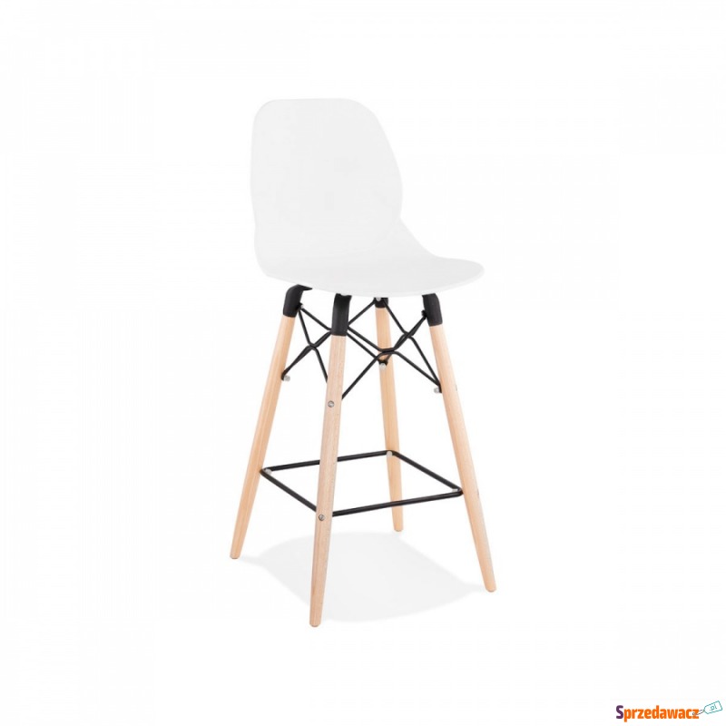Krzesło barowe Kokoon Design Marcel Mini białe - Taborety, stołki, hokery - Wałbrzych