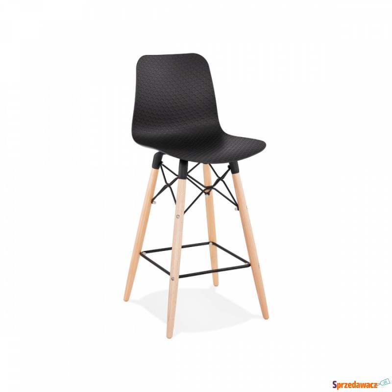 Krzesło barowe Kokoon Design Detroit Mini, czarne - Taborety, stołki, hokery - Zgierz