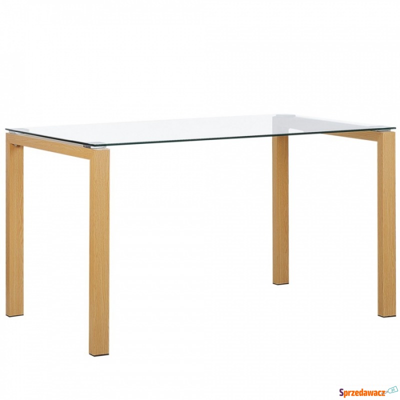 Stół do jadalni szklany 130 x 80 cm TAVIRA - Stoły kuchenne - Olsztyn