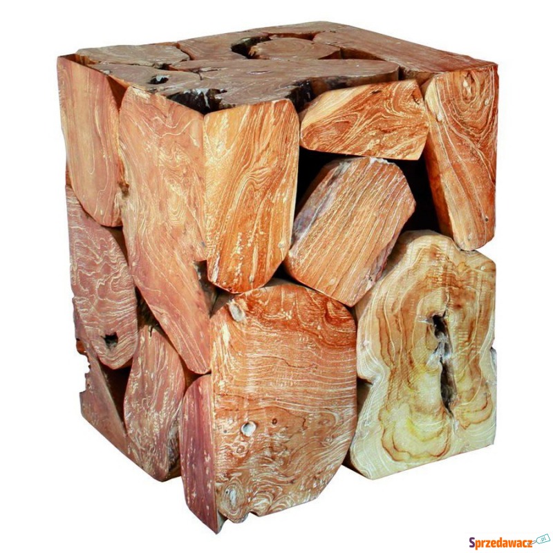 Stolik 40x40x45 cm Miloo Home Root brązowy - Stoły, stoliki, ławy - Starachowice