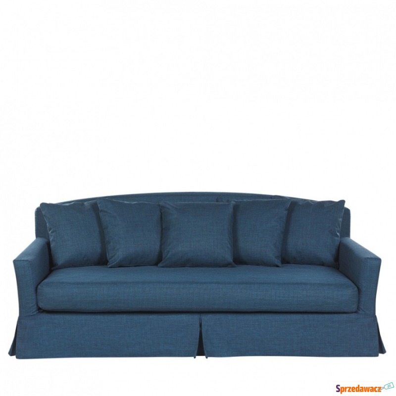 Sofa 3-osobowa niebieska GILJA - Sofy, fotele, komplety... - Kętrzyn