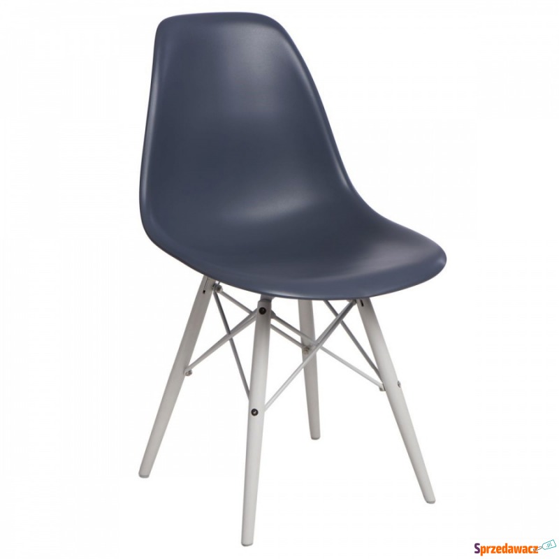 Krzesło P016W D2.Design szaro-białe - Krzesła do salonu i jadalni - Ostrowiec Świętokrzyski