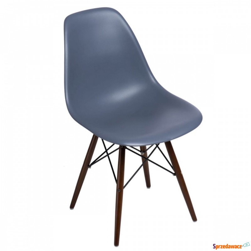 Krzesło P016W PP dark grey, dark nogi - Krzesła do salonu i jadalni - Kielce