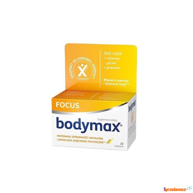 Bodymax focus x 30 tabletek - Witaminy i suplementy - Bługowo