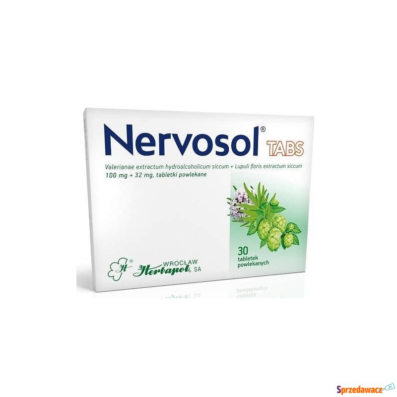Nervosol tabs x 30 tabletek - Witaminy i suplementy - Bługowo