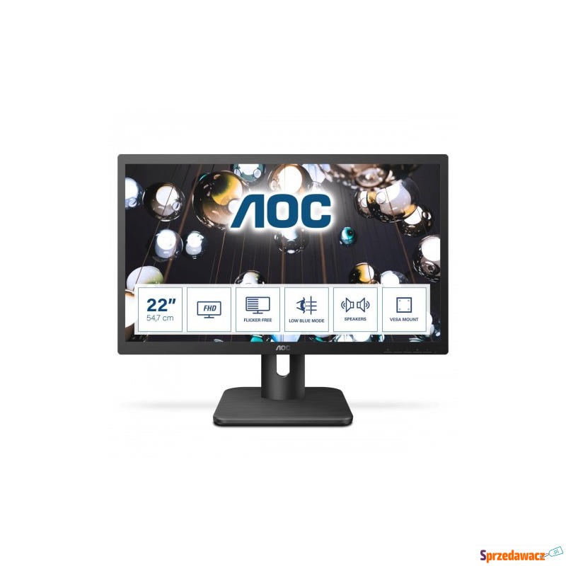 Monitor AOC 22E1D (21,5"; TN; FullHD 1920x1080;... - Monitory LCD i LED - Busko-Zdrój
