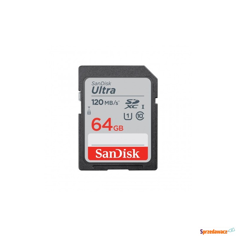 KARTA SANDISK ULTRA SDXC 64GB 100MB/s - Karty pamięci, czytniki,... - Bezrzecze