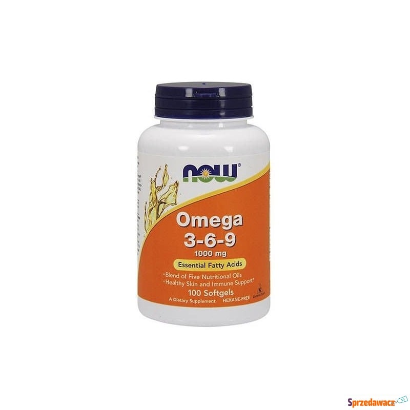 Omega 3-6-9 x 100 kapsułek softgels - Witaminy i suplementy - Chruszczobród